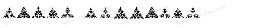 Peoni Patterns字体转换